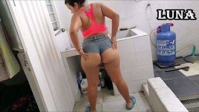 Dick Sucking - Luna La Venezolanita: Cleaning, Cock-Sucking, and Getting Rich - xxxfiles.com - Venezuela