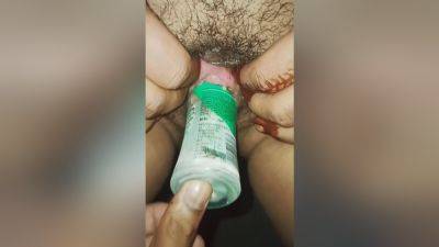 Stepsister-in-law Inserted The Whole Bottle In The Pussy - desi-porntube.com