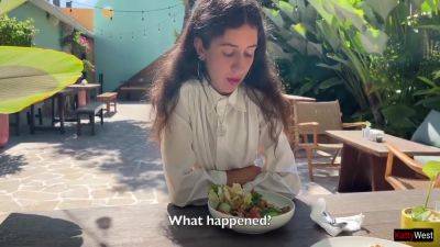 Katty West - I Asked A Friend To Cum On My Face In A Cafe So I Could Eat Food With Sperm - Public Cumwalk 10 Min - hotmovs.com