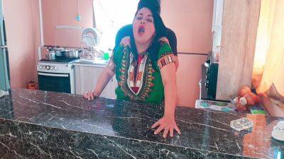 Stepson Surprises His Indian Stepmother With A Hot Fuck In The Kitchen - hclips.com - India