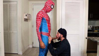 Spiderman King Cuba Rides Luis Logan Tight Asshole - drtuber.com - Cuba