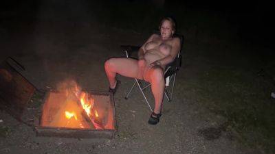 Masturbating In The Open While Camping And Sucking Cock - upornia.com