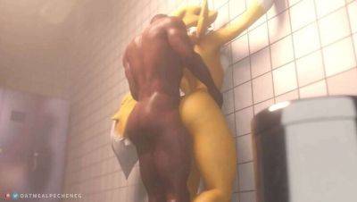 Renamon's Locker Room Lewdness - veryfreeporn.com