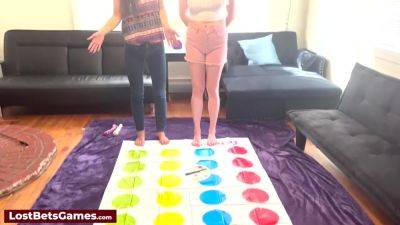 Cute Couple Engage In Sex Toy Fucking Each Other After A Sexy Strip Twister Game - hotmovs.com