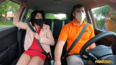 First driving lesson and all this Asian girl can think of is cock - xbabe.com