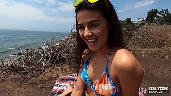 Real Teens - Hot Latina Teen Gets Fucked On The Cliffs Of Southern California - xvideos.com