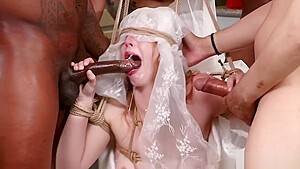 Blindfolded bride gets grop bdsm banged - hdzog.com