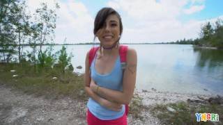 YNGR - Hiking And Fucking With Teen Becca Pierce - pornhub.com