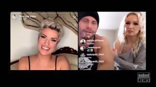 Kenzie Taylor - Seth Gamble & Kenzie Taylor go on Instagram Live with Naked News! - pornhub.com