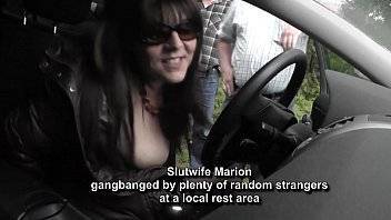 Hot wife gangbanged by random strangers at a rest area - xvideos.com