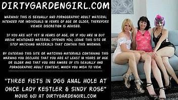 Three fists full in DGG anal hole at once with Lady Kestler & Sindy Rose - xvideos.com