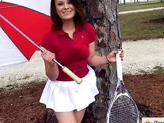 Pretty tennis teacher fucks for cash - tubous.com