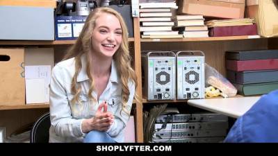 Shoplyfter - blonda babe (Lana Sharapova) gets the hard end of the law - sexu.com