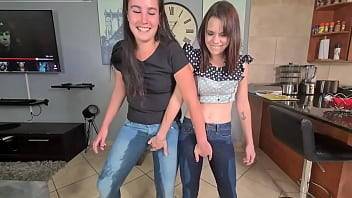 Two piss sluts soaking and wetting their jeans with pee and starts getting undressed afterwards - xvideos.com