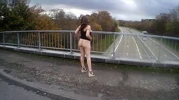 Flashing on a bridge (1) - xvideos.com - Netherlands - Belgium