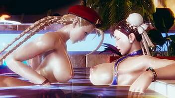 Futa - Street Fighter - Cammy fucks Chun Li - 3D Porn - xvideos.com