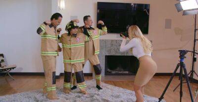 Lady - Crew of firefighters are keen to fuck this premium lady - alphaporno.com