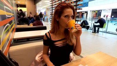 Public Cum Drinking In A Mall, Then Wait 20 Min In A Line With Sperm In Mouth To Order A Coffe Tasty - videohdzog.com
