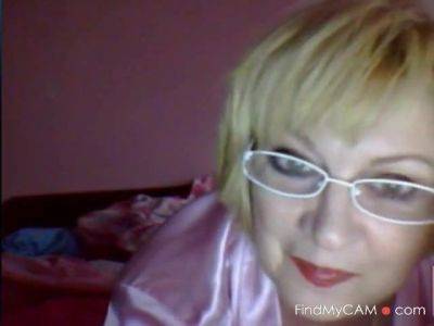 Fat BBW Russian 52 yo mature mom on homemade webcam - xhand.com - Russia