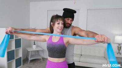 Superb wife fucked by her personal trainer and juiced like a whore - xbabe.com