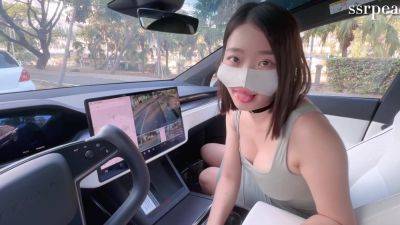 Cute japanese car dealer is making her client buy a new tesla - anysex.com - Japan - Taiwan